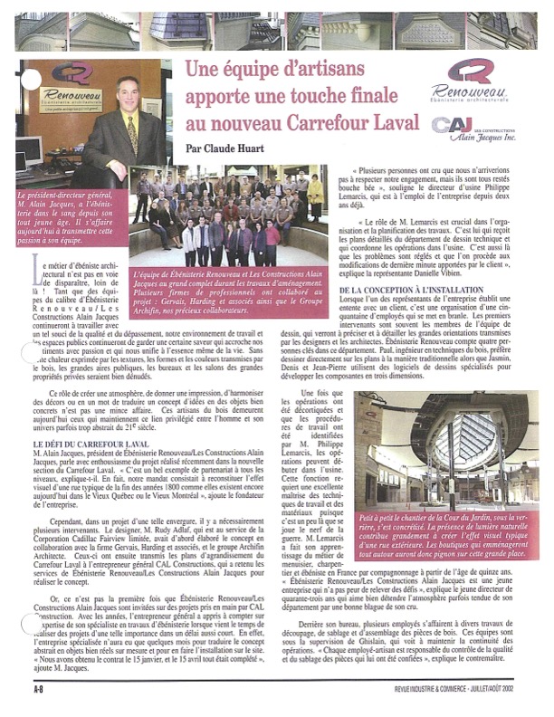 4a.Article journal Carrefour Laval